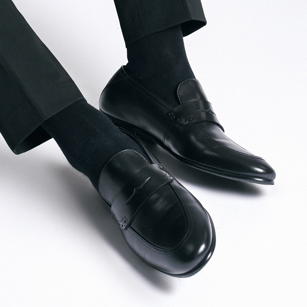 Giày Loafer đen