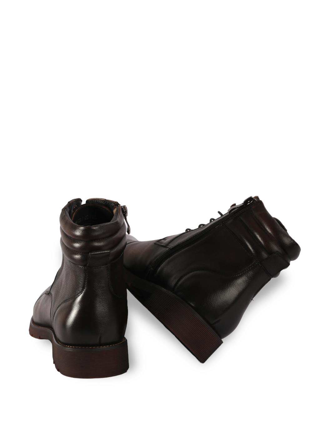 Giày Boots đen có viền