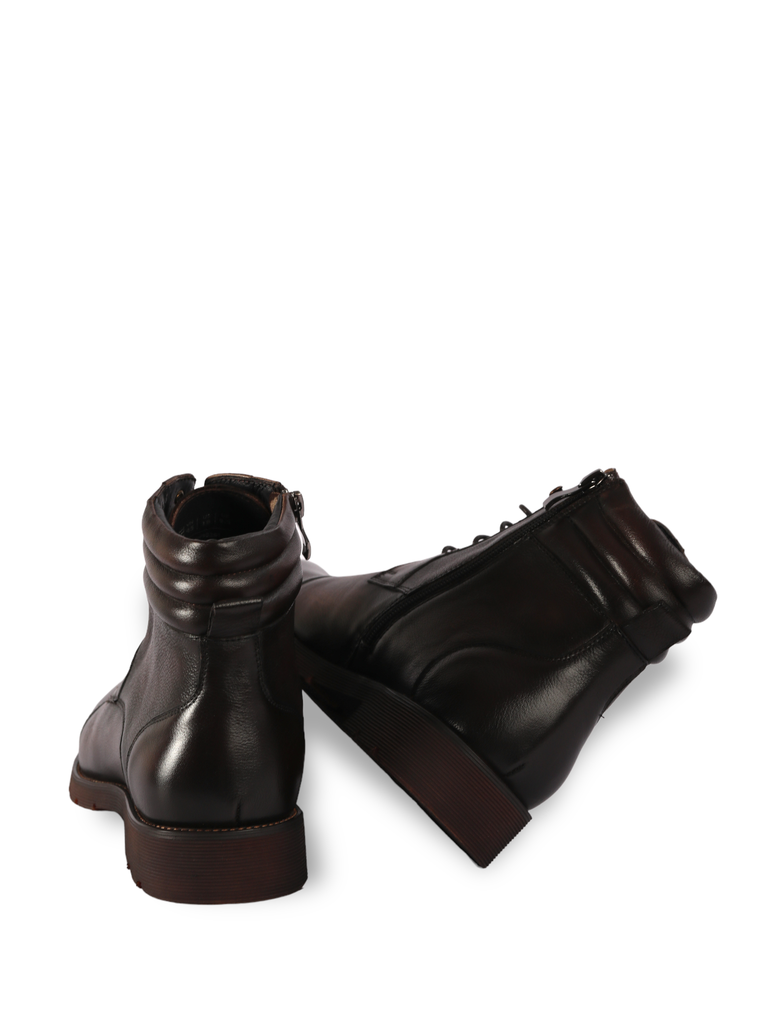 Giày Boots đen có viền