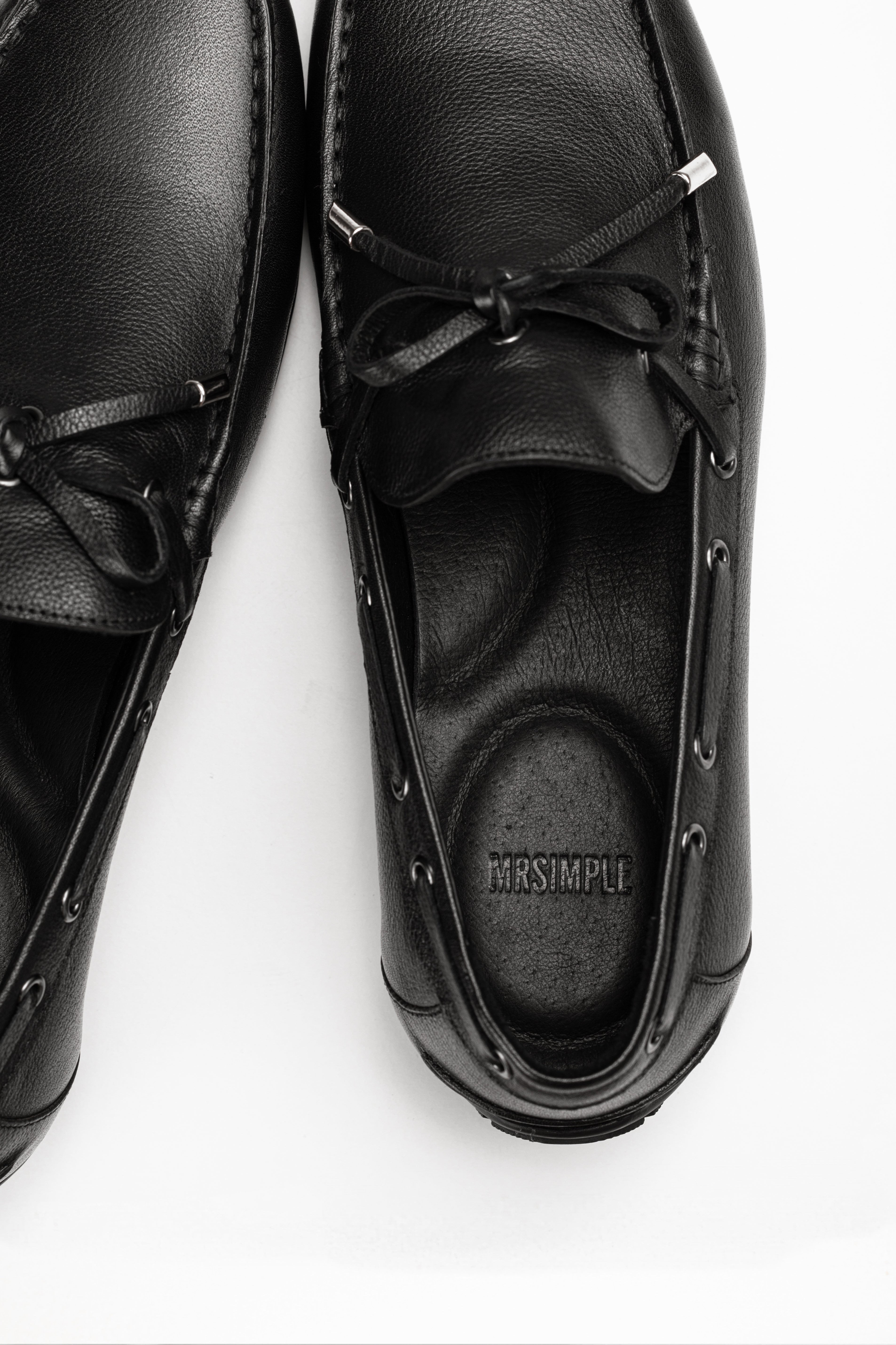 Giày Loafer nơ 2 đen