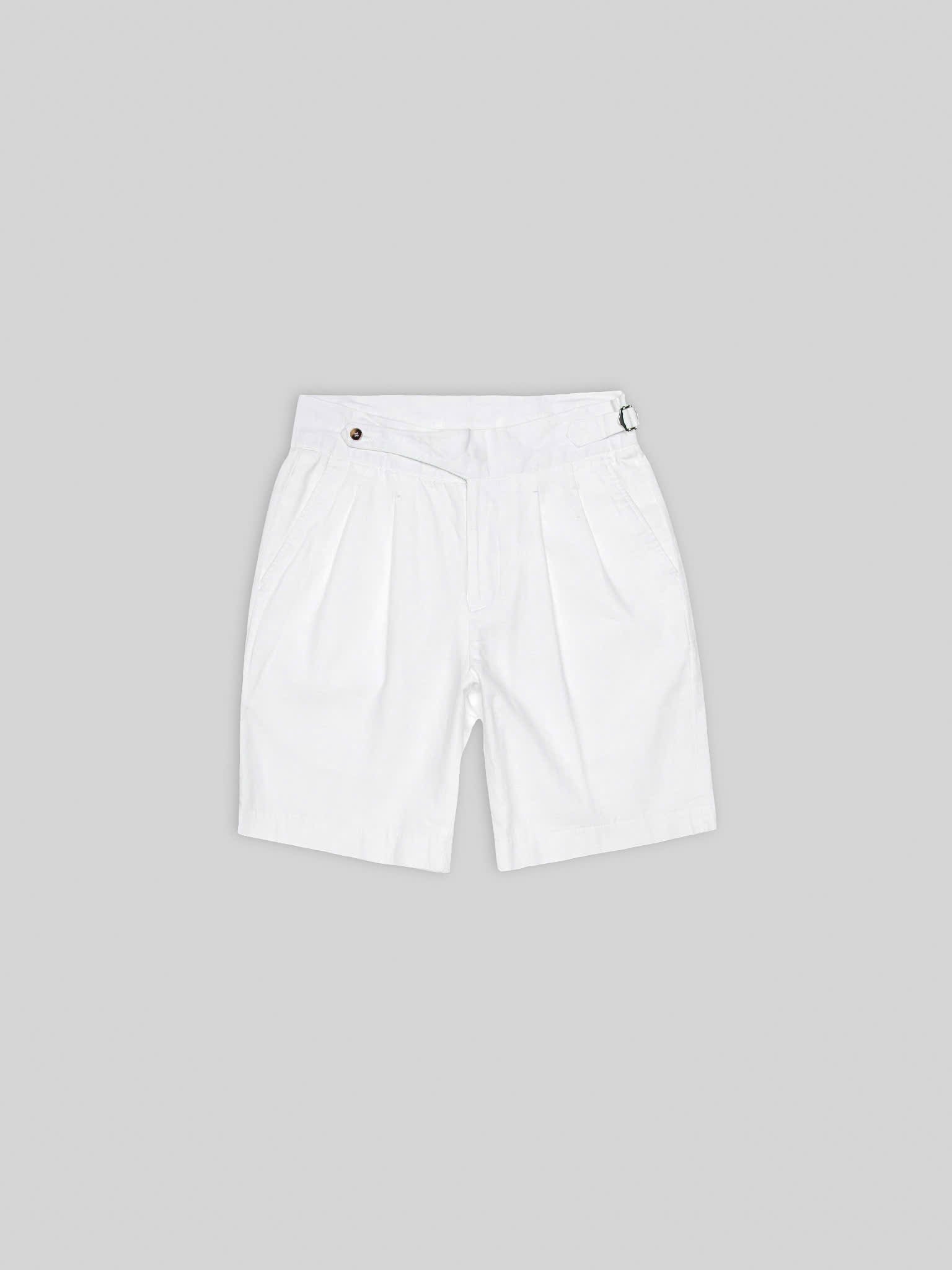 Quần linen ngắn sidetab
