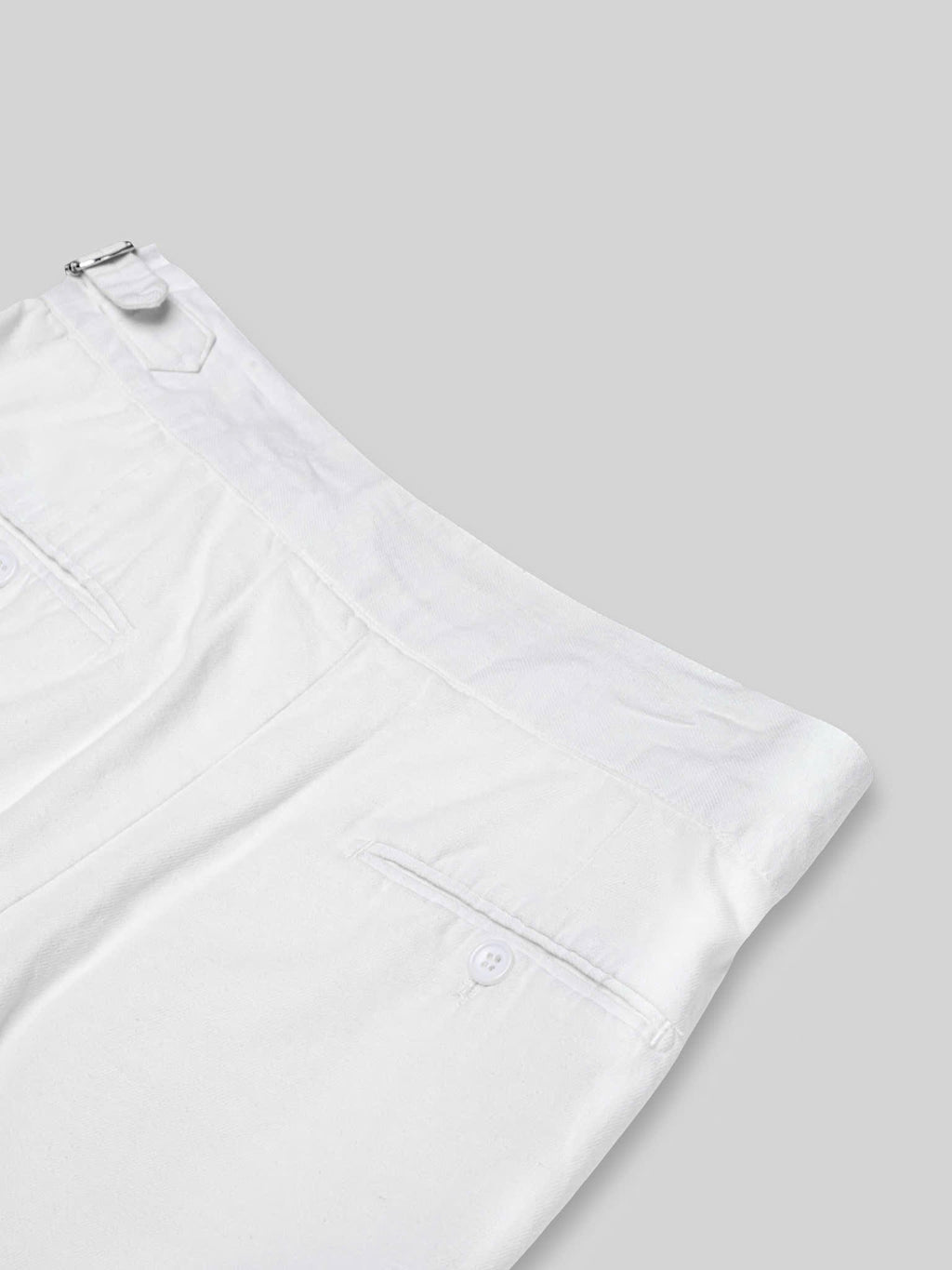 Quần linen ngắn sidetab