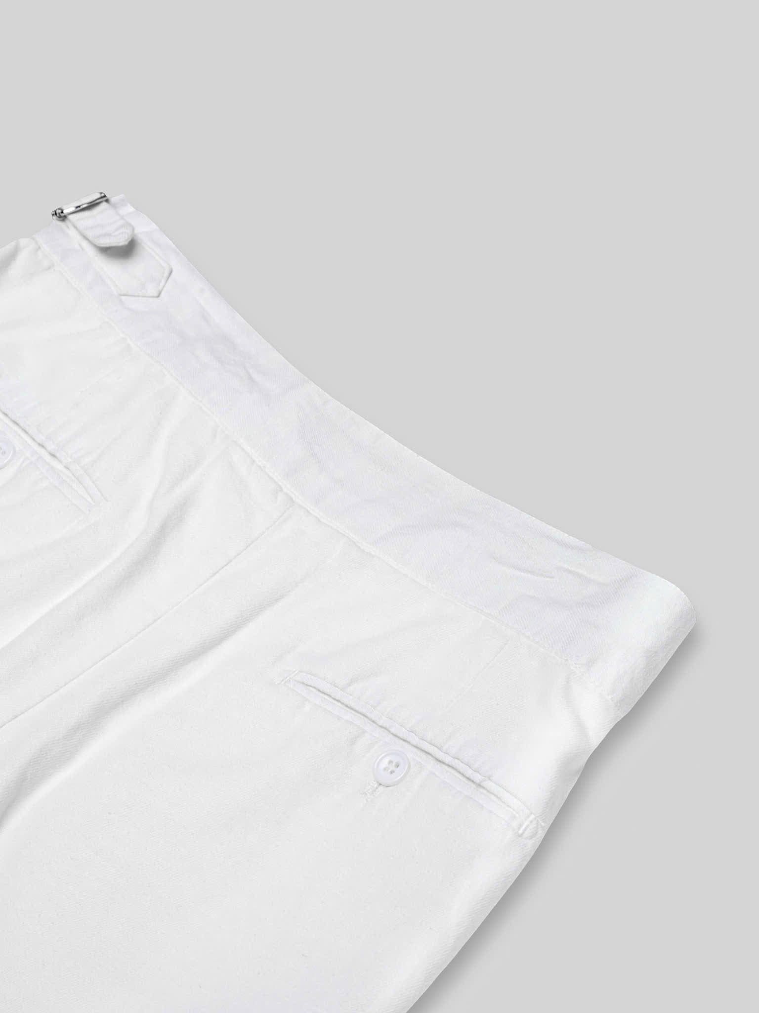 Quần linen ngắn sidetab